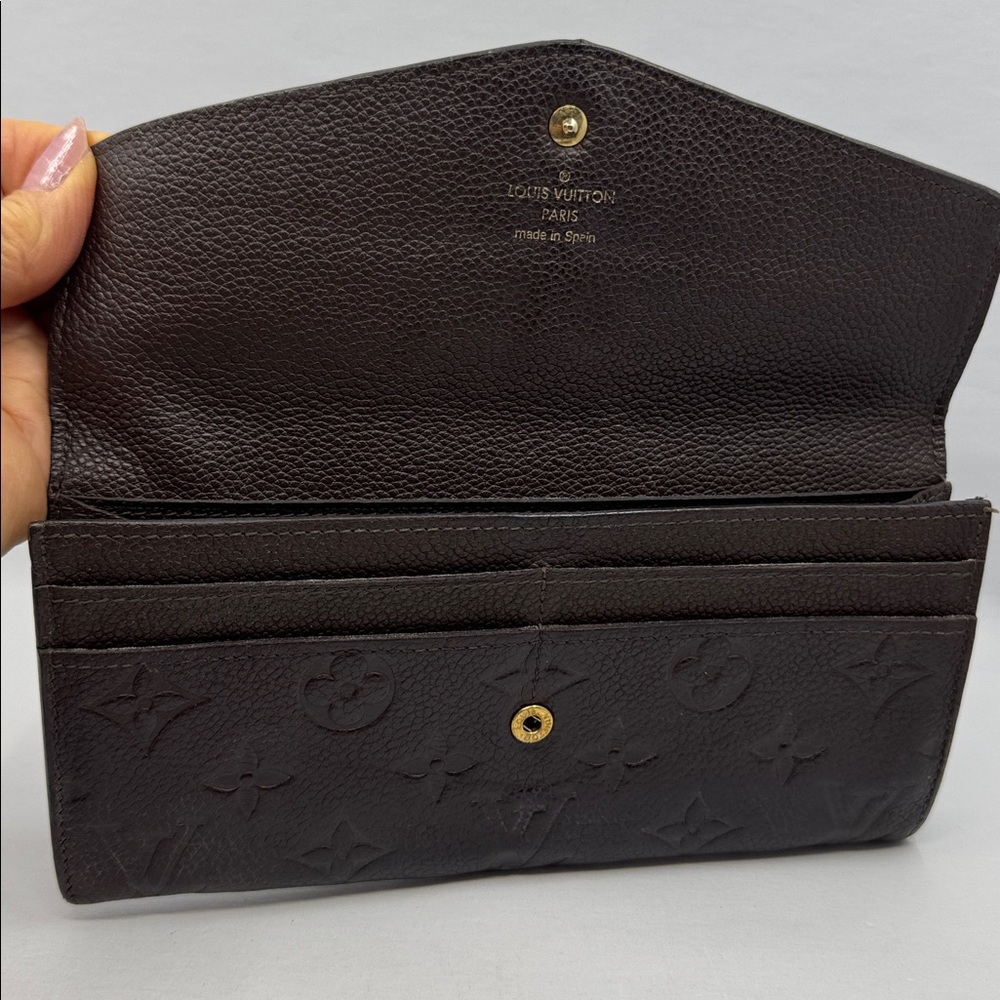 Louis Vuitton Monogram  Empreinte Leather Curieuse Wallet 28588 - Picture 5 of 8